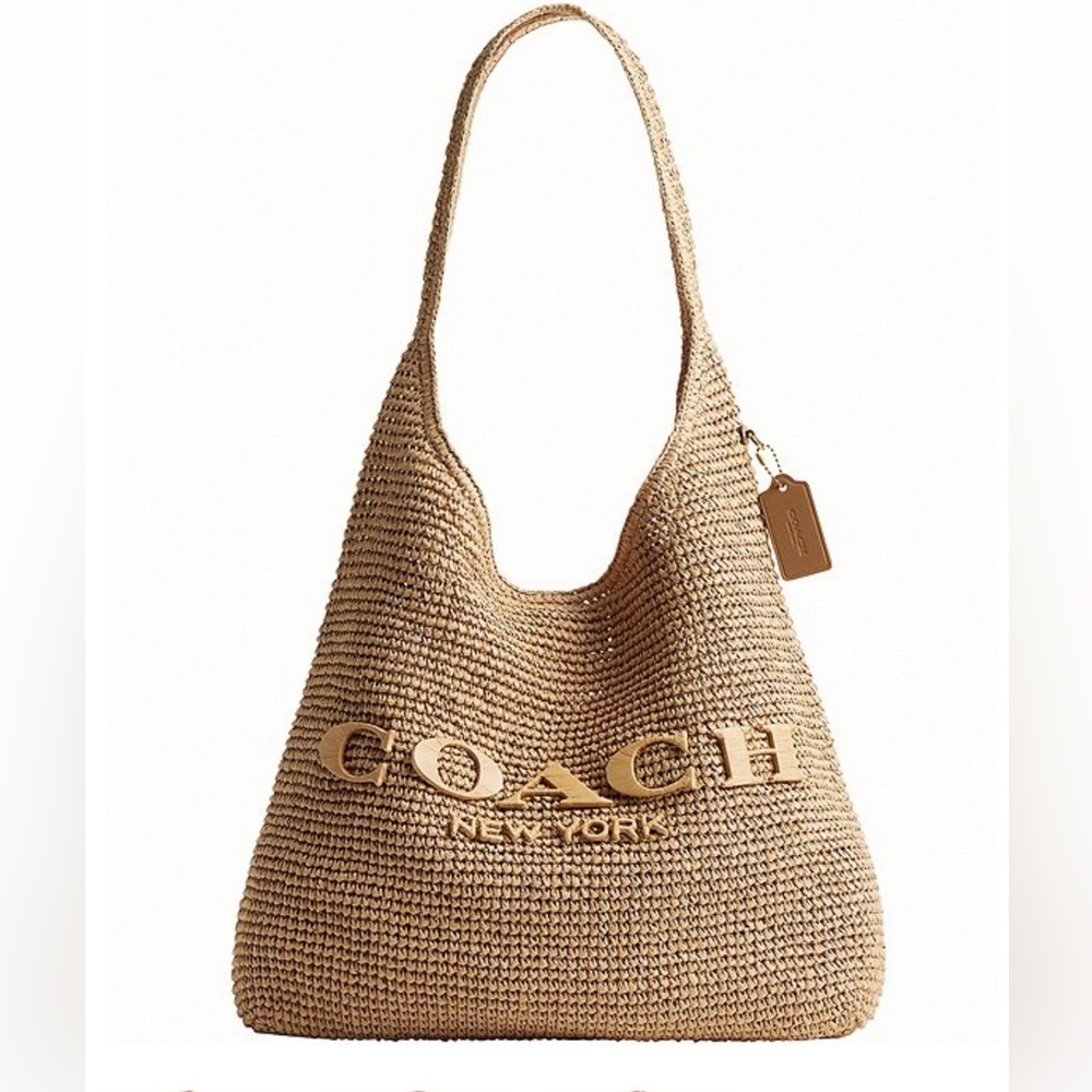 Coach Brooklyn 34 Woven Tote Bag